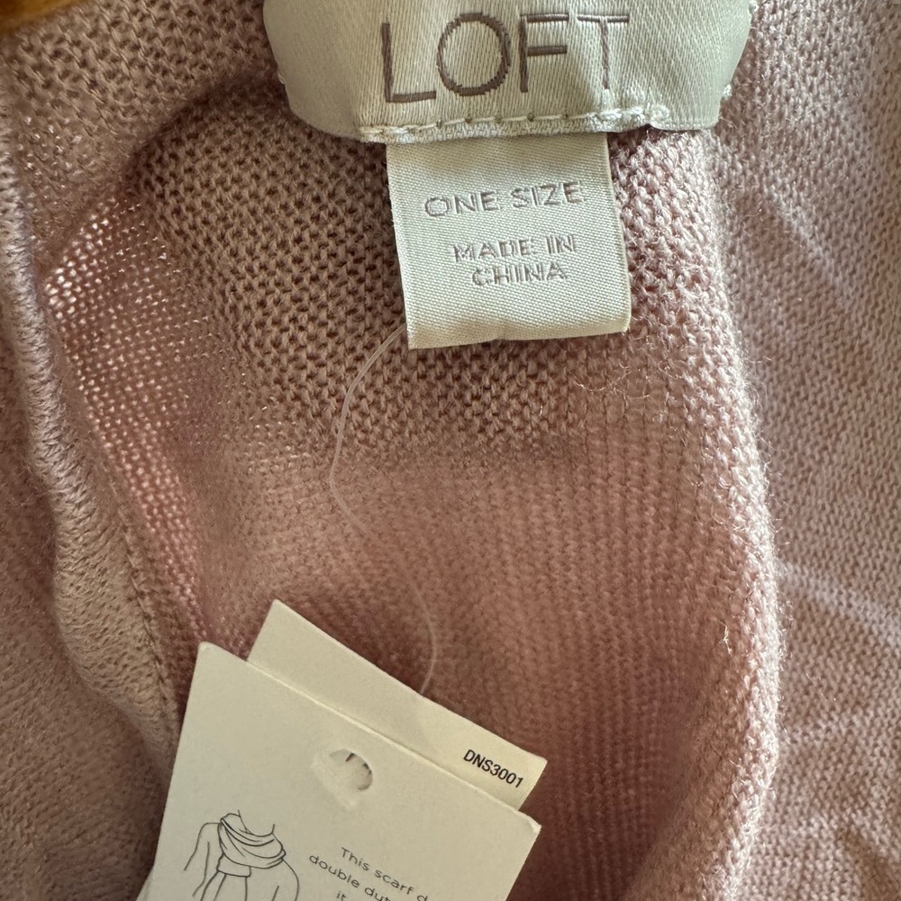 Loft Mauve Open Front Cardigan - Picture 3 of 3